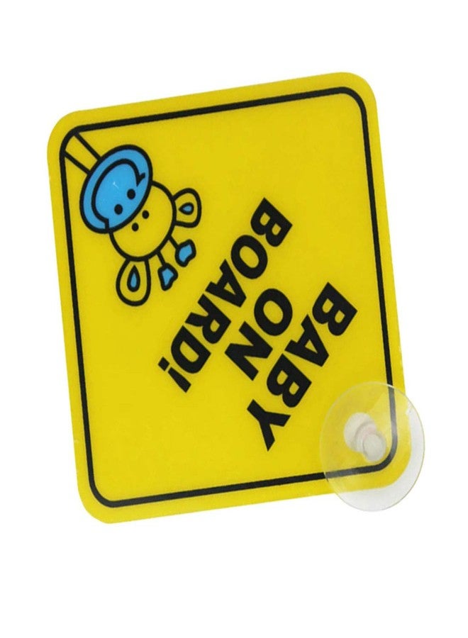 فوتابا ملصق مكنسة السيارة "طفل على متنها" من فوتابا - أصفر - Image 4